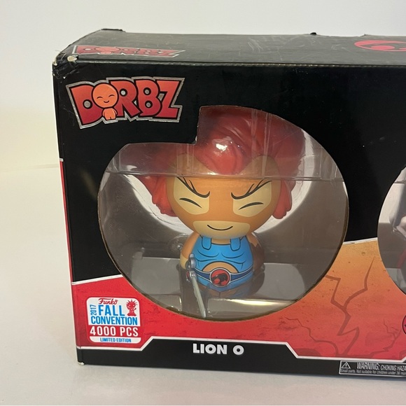 Limited Edition 2017 Fall Convention Funko ThunderCats Dorbz New Lion Mumm Snarf - Picture 2 of 10